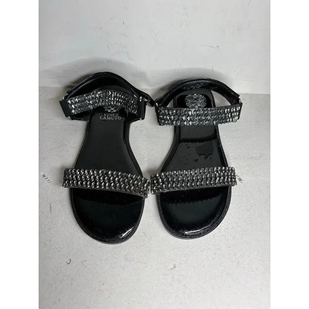 Vince Camuto Rhinestone Jelly Sandals SZ 4